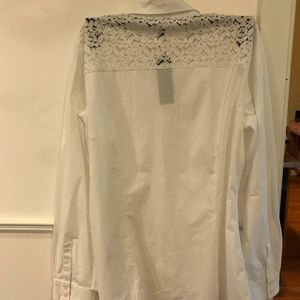 Banana Republic White Tailored Shirt